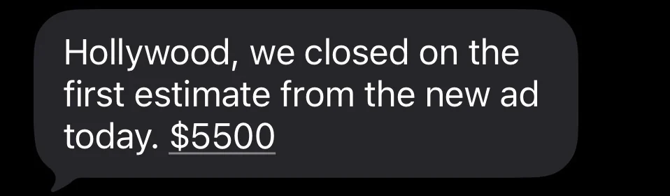 Client result